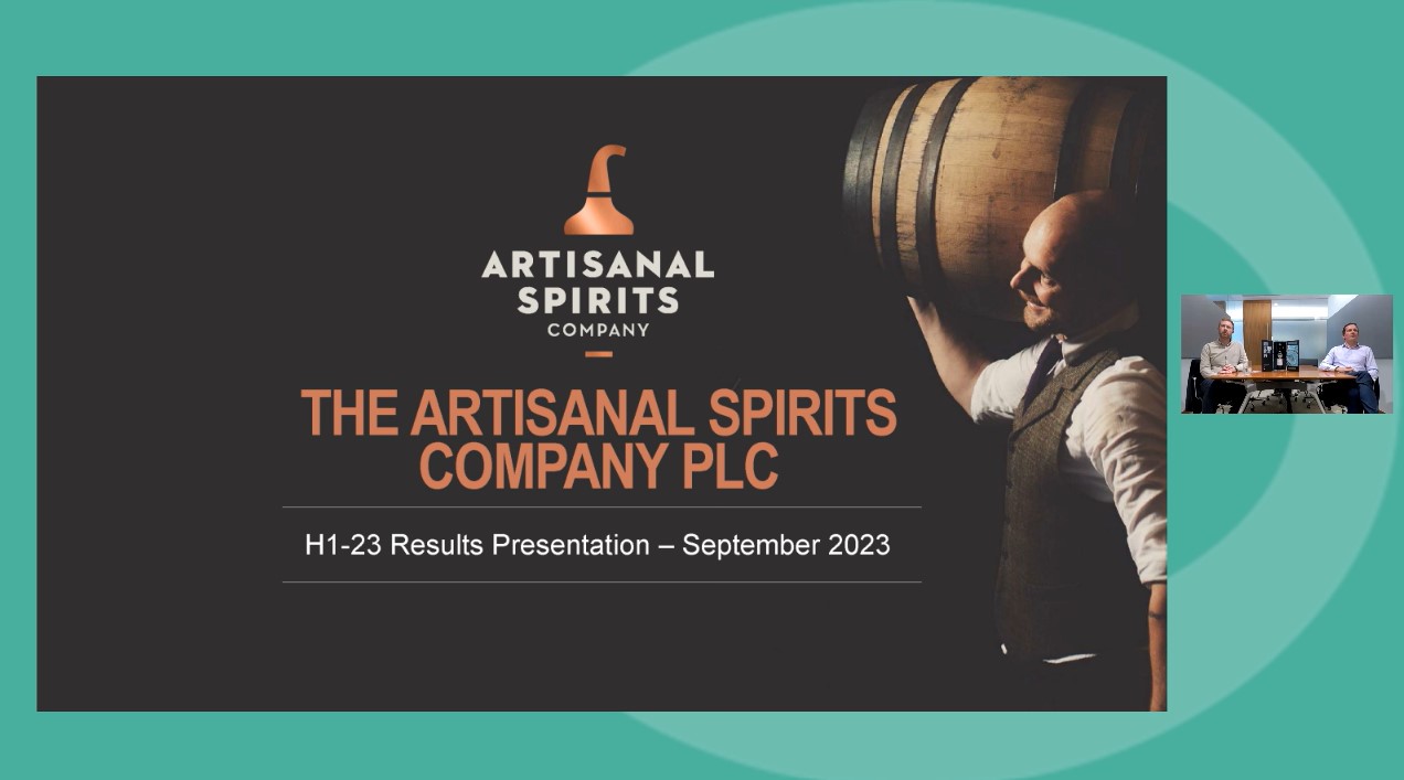 Artisanal Spirits - HY Results - Investor presentation video - 20 September 2023