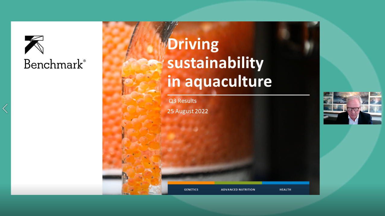 Benchmark Holdings - Q3 Results - Investor Presentation video - 25 August 2022