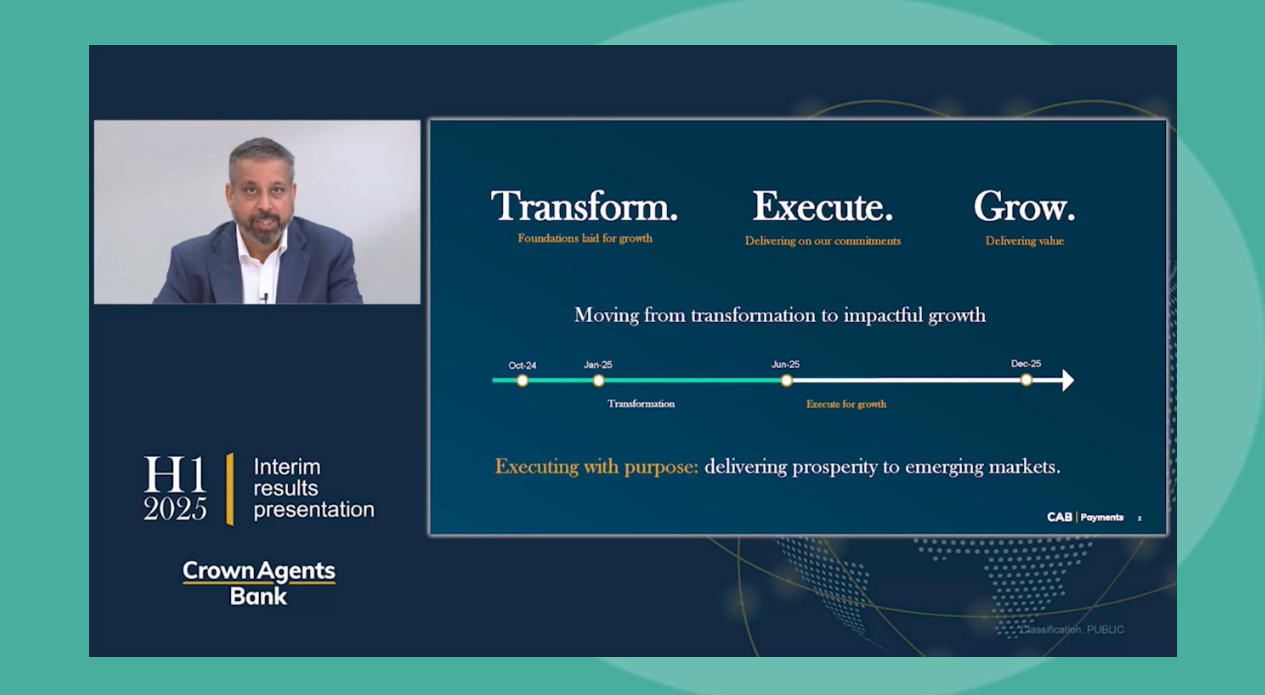 CAB Payments - HY Results - Investor Presentation video - 15 August 2025