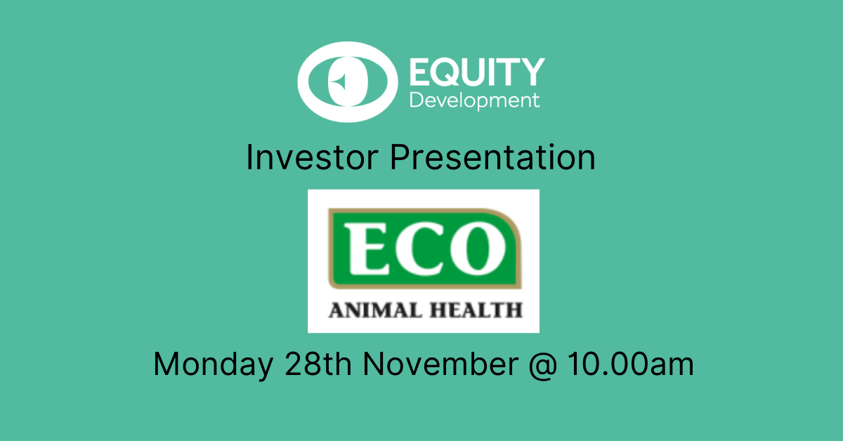 ECO Animal Health: Interim Results investor presentation - 28th November  2022