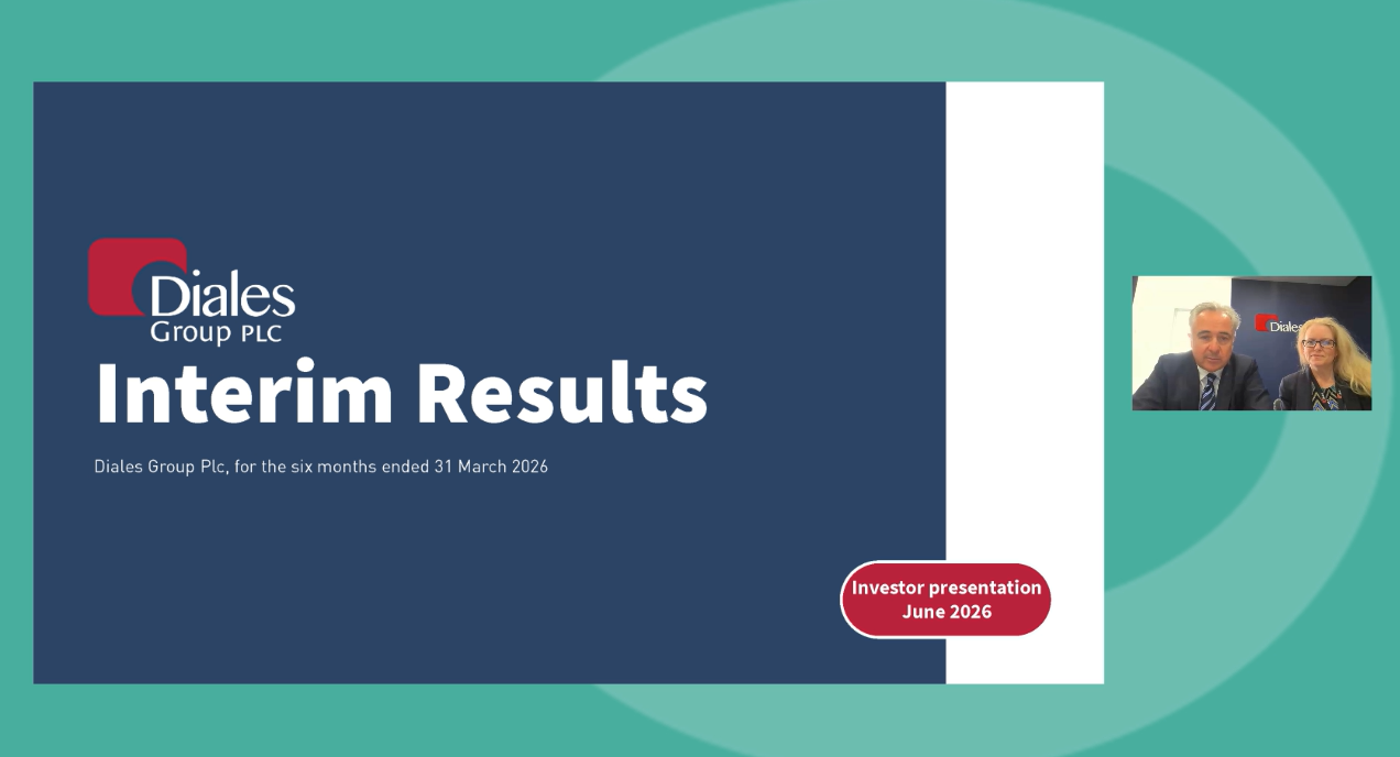 Diales Group - HY Results - Investor Presentation video - 10 June 2026
