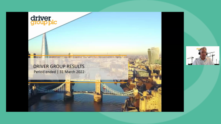 Driver Group - HY Results - Investor Presentation video - 15 June 2022