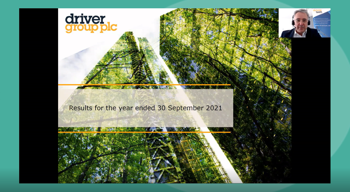 Driver Group - FY results - Investor Presentation video - 31 January 2022