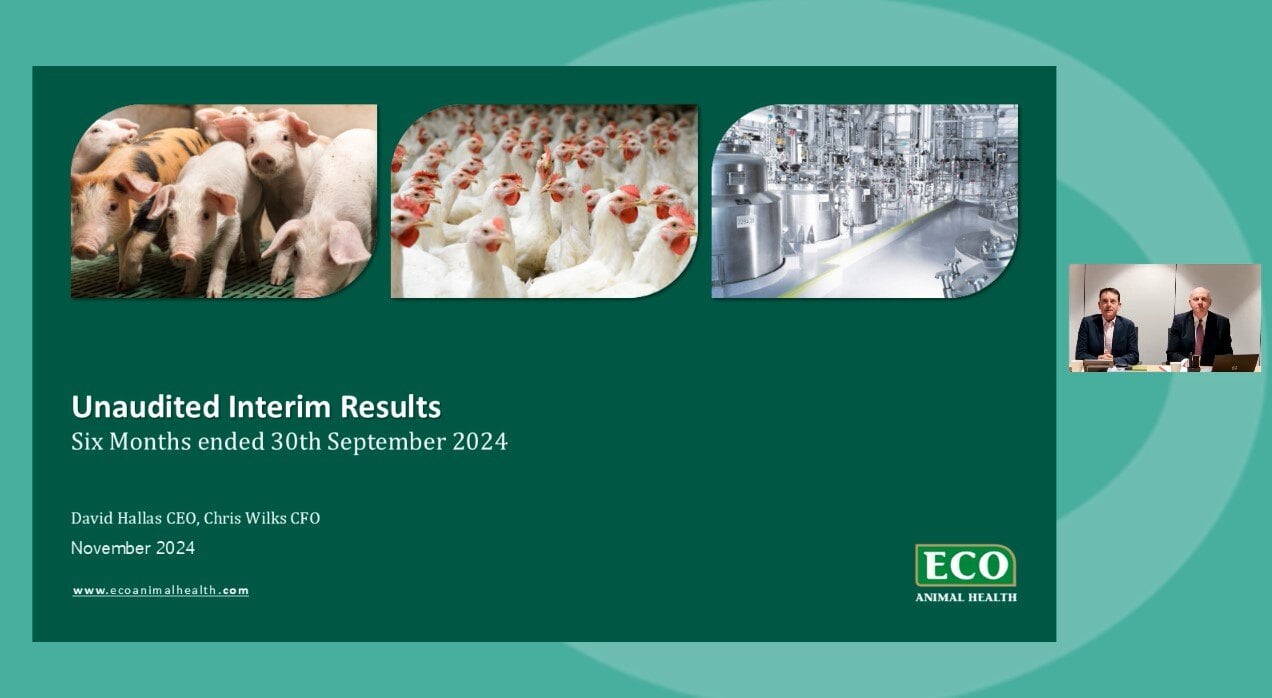 ECO Animal Health - HY Results - Investor Presentation video - 4 December 2024