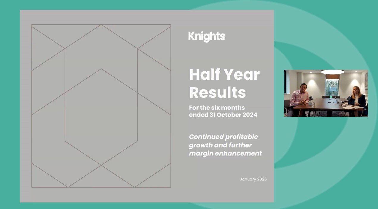 Knights Group - HY Results - Investor Presentation video - 17 January 2025