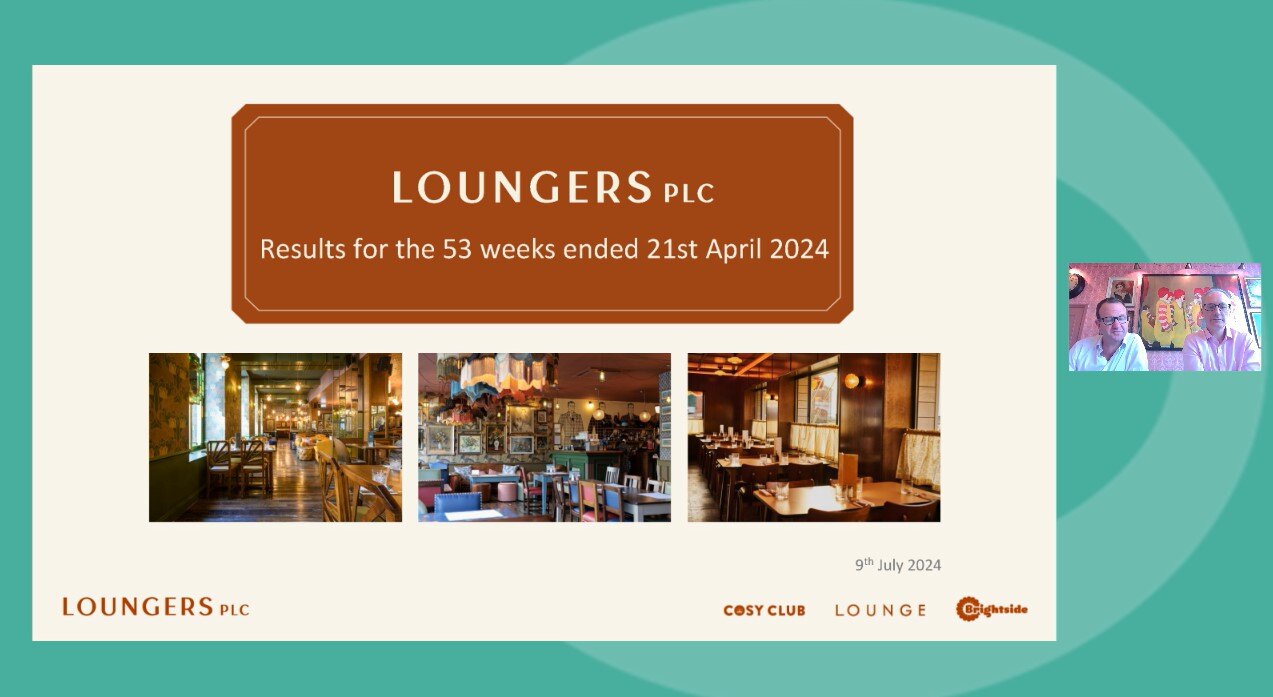 Loungers - FY Results - Investor Presentation video - 12 July 2024