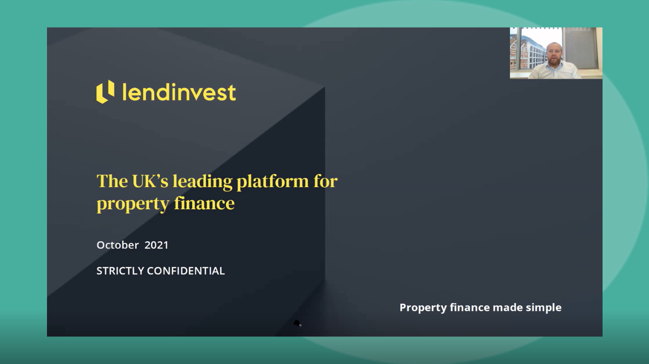 LendInvest investor webinar - management presentation