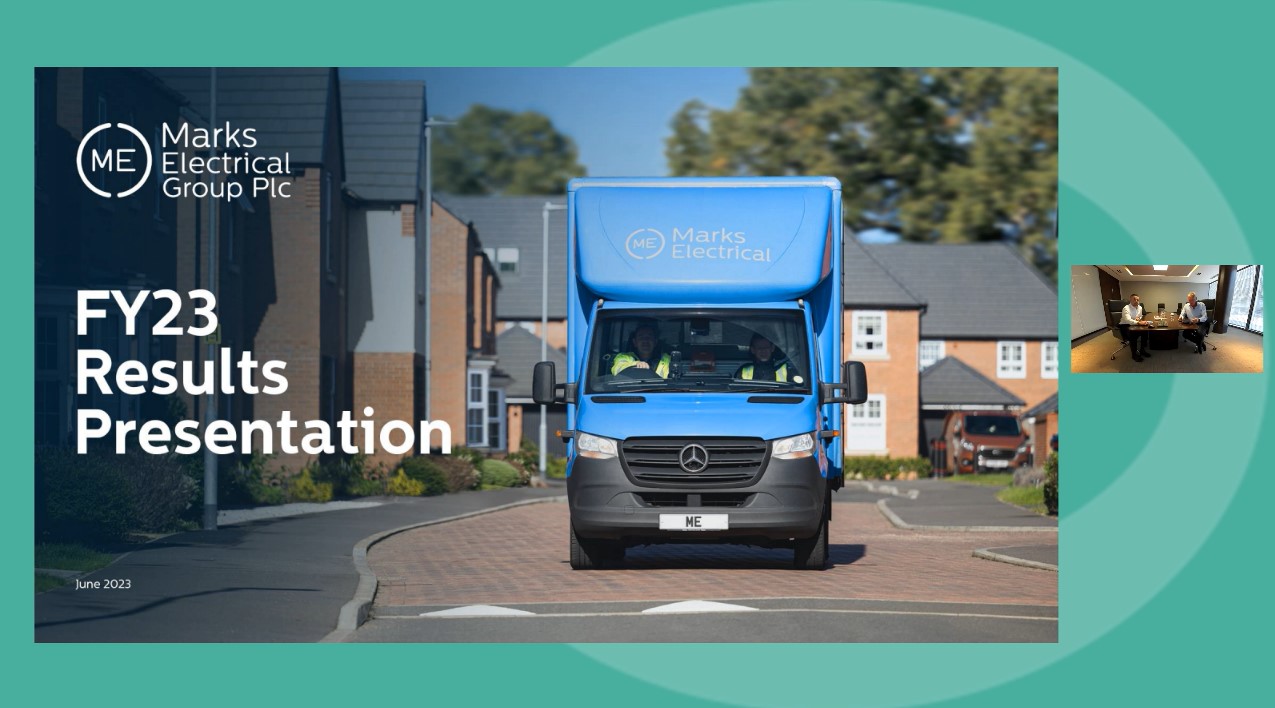 Marks Electrical - FY Results - Investor Presentation video - 15 June 2023
