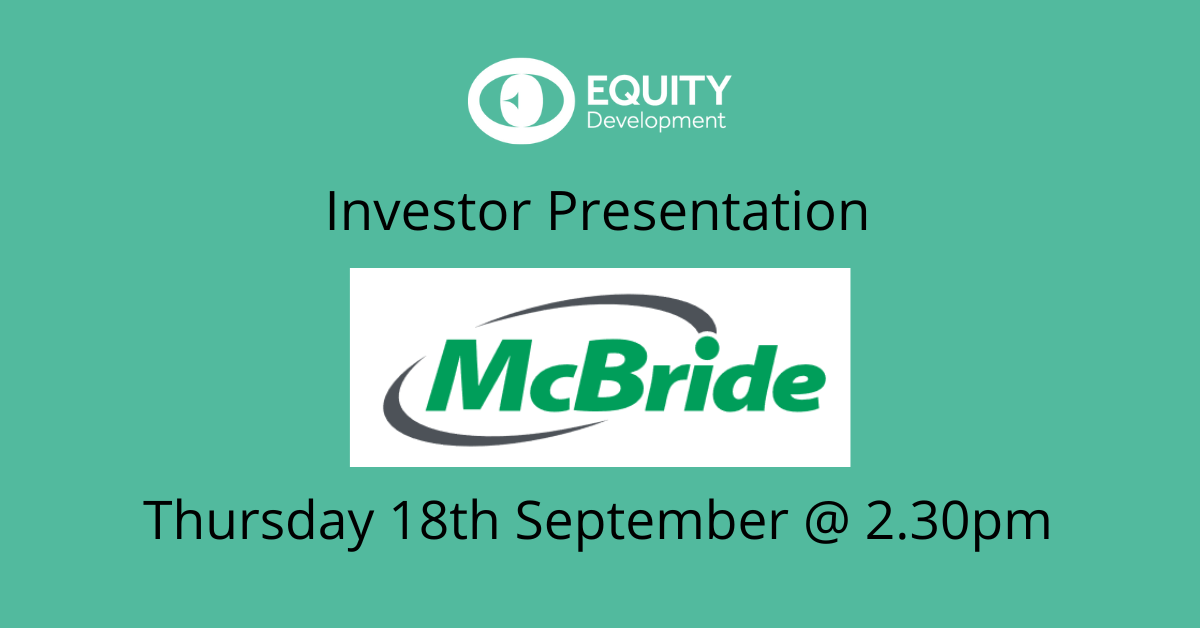 McBride: Full Year Results (Investor Presentation) - 18th September 2025