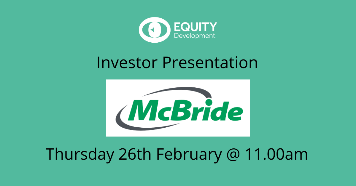 McBride: Half Year Results (Investor Presentation) - 26th February 2026