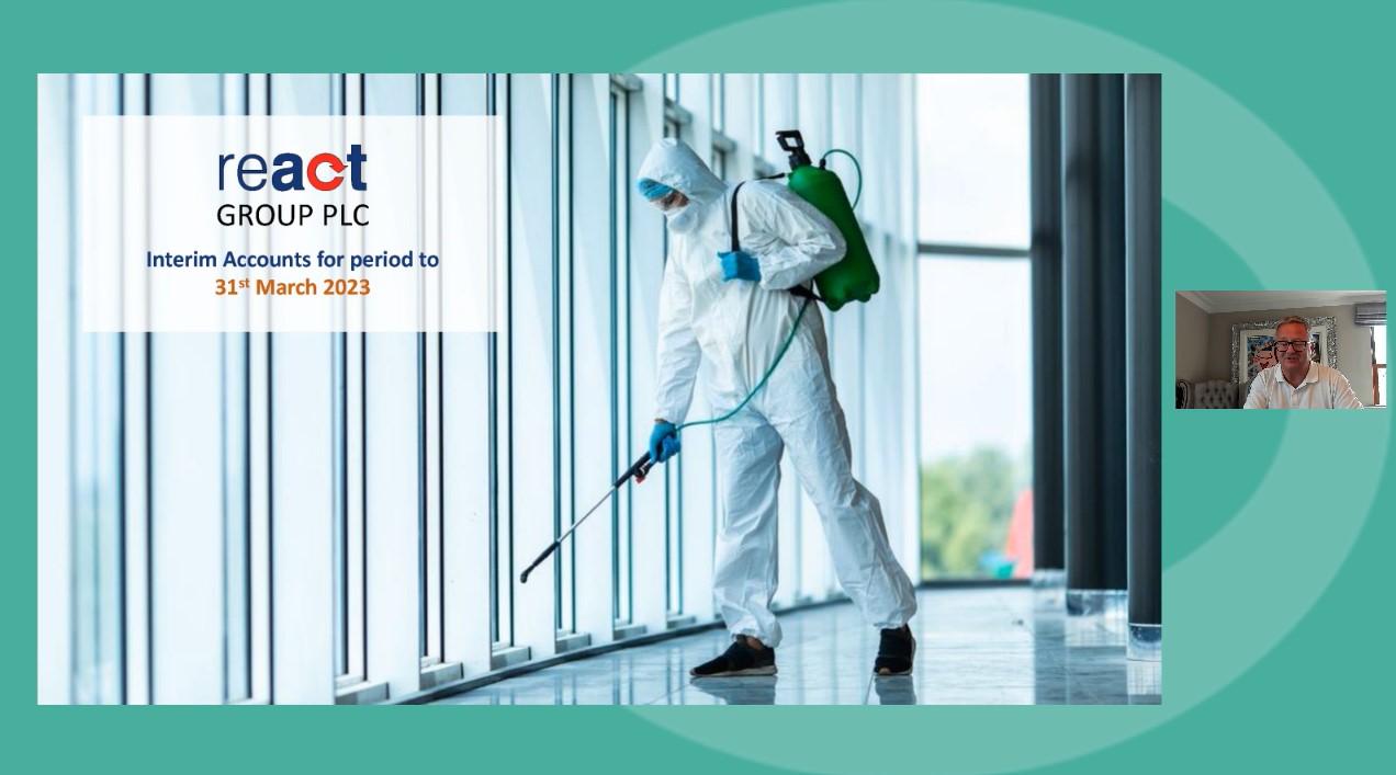 REACT Group - HY Results - Investor Presentation video - 29 June 2023