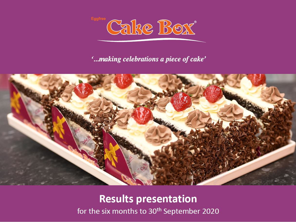 Cake Box Interim Results Investor Presentation