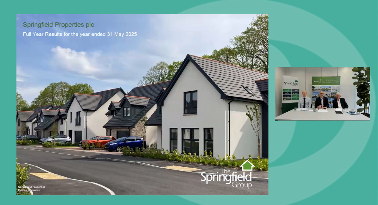 Springfield Properties - FY Results - Investor Presentation video - 17 September 2025