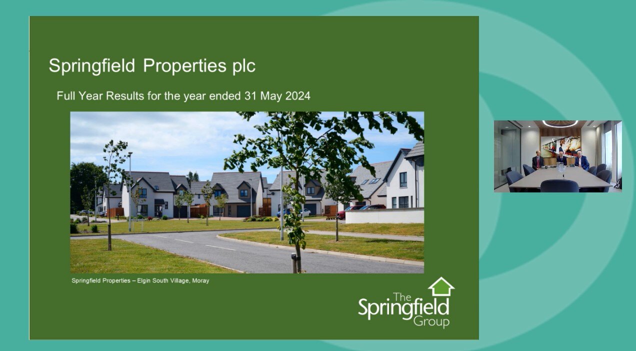 Springfield Properties - FY Results - Investor Presentation video - 18 September 2024