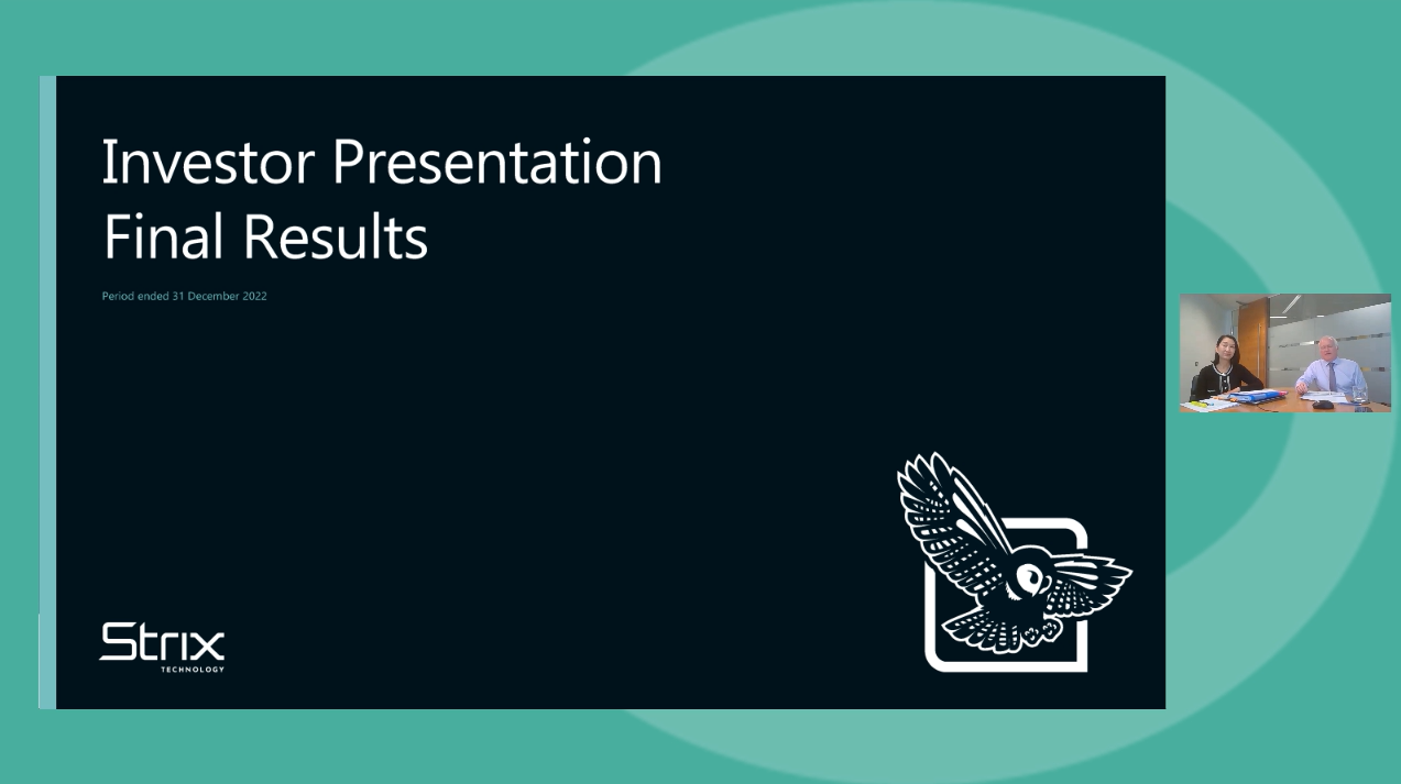 Strix Group - FY Results - Investor Presentation video - 31 March 2023