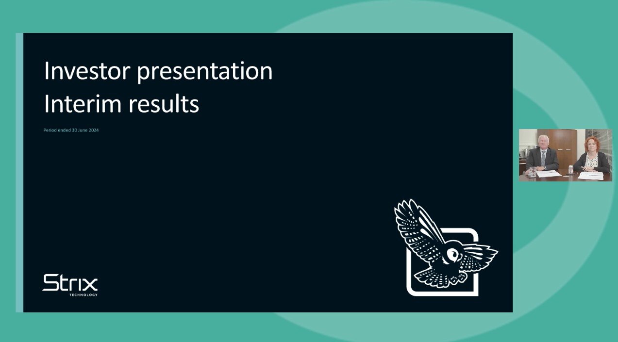Strix Group - HY Results - Investor Presentation video - 23 September 2024