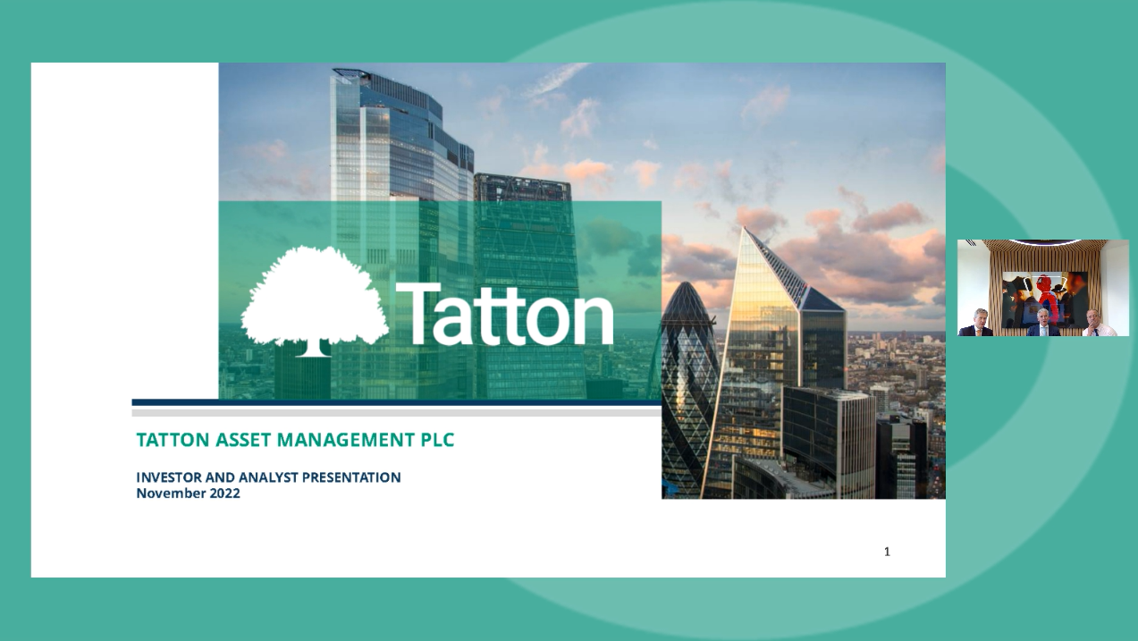 Tatton AM - HY Results - Investor Presentation video - 23 November 2022