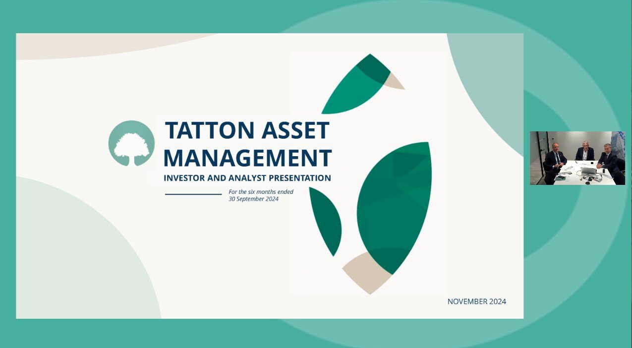 Tatton AM - HY Results - Investor Presentation video - 20 November 2024
