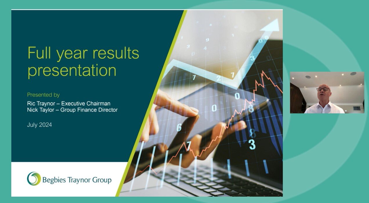Begbies Traynor - FY Results - Investor Presentation video - 15 July 2024