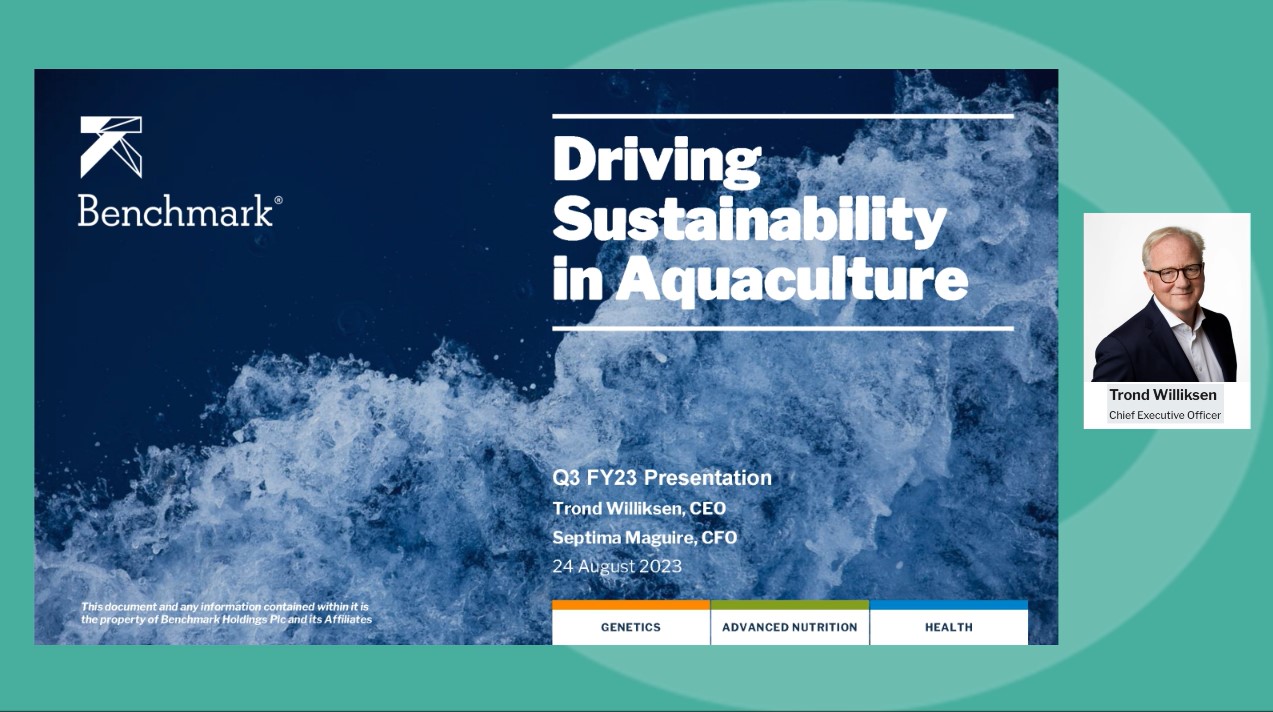 Benchmark Holdings - Q3 Results - Investor Presentation video - 24 August 2023