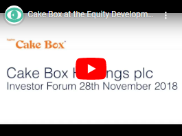 Cake Box - Equity Development Investor Forum - November 2018