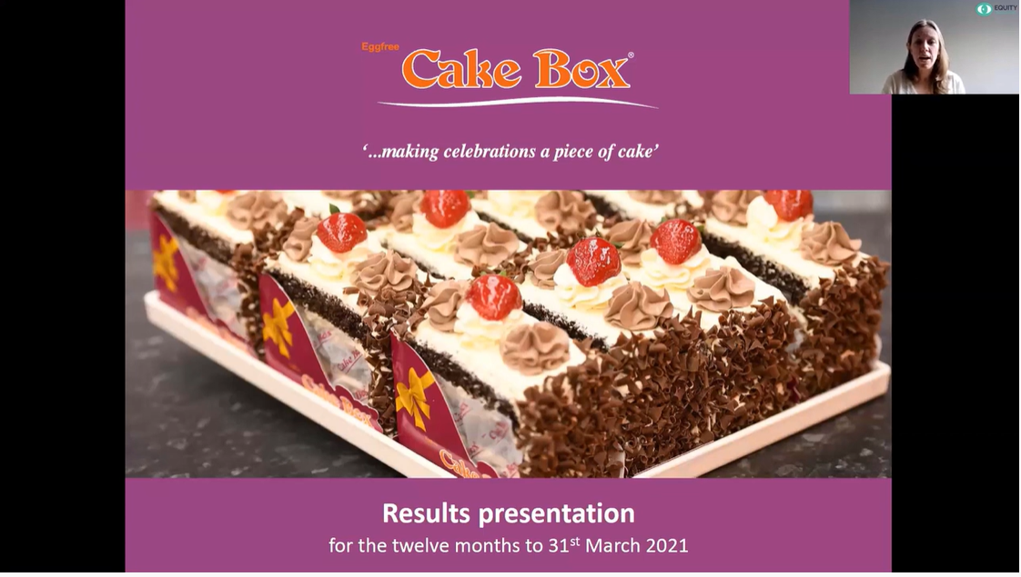 Cake Box - FY Results - Investor Presentation video - 2 July 2021