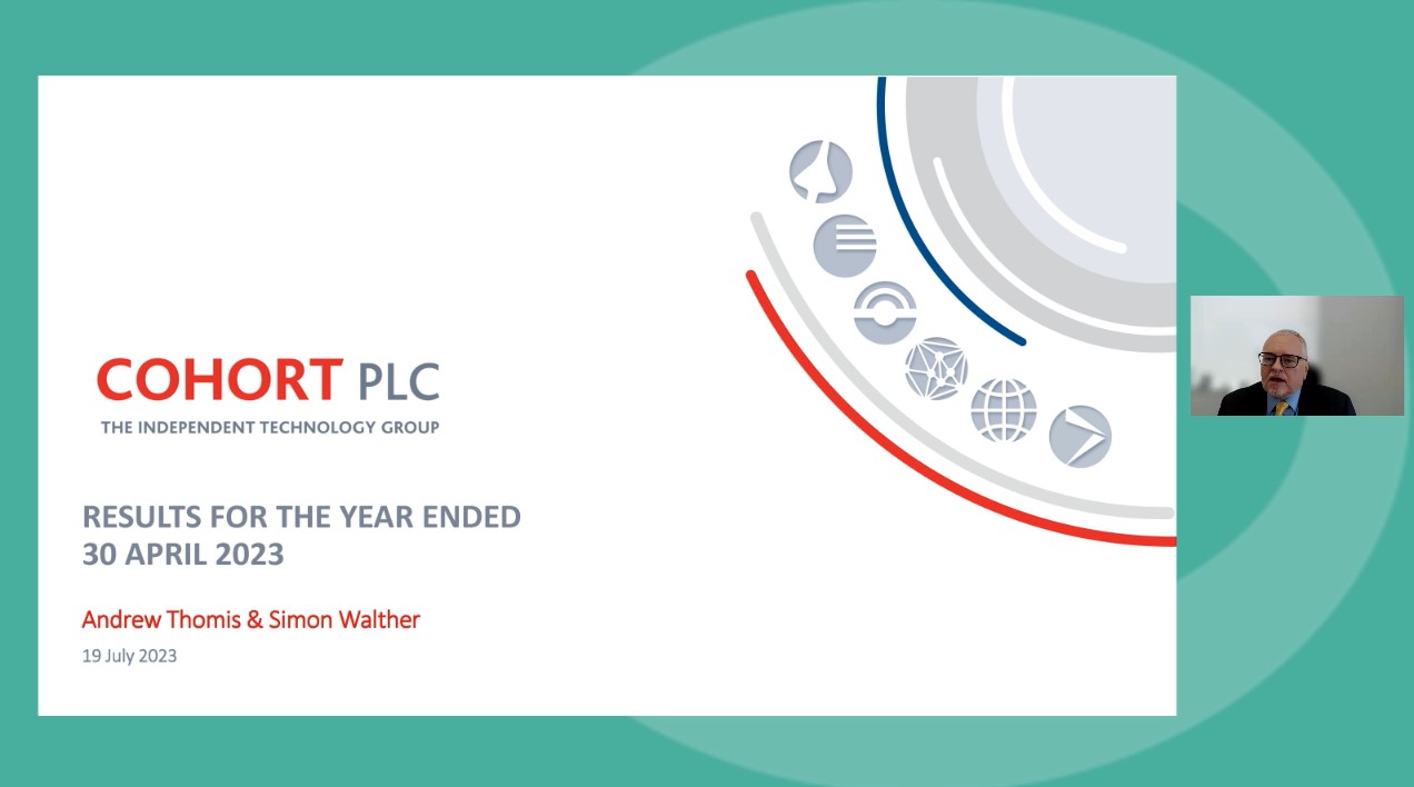 Cohort - FY Results - Investor Presentation video - 21 July 2023