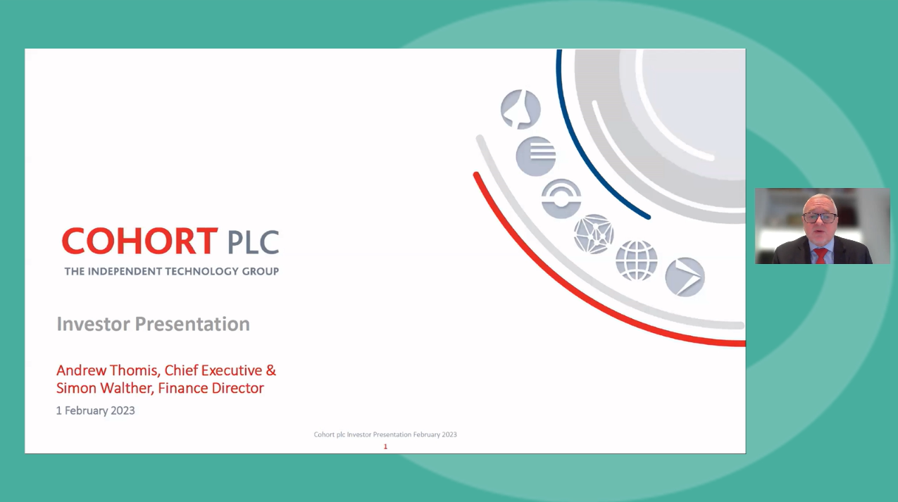 Cohort - Strategy & HY Results - Investor Presentation video - 1 February 2023