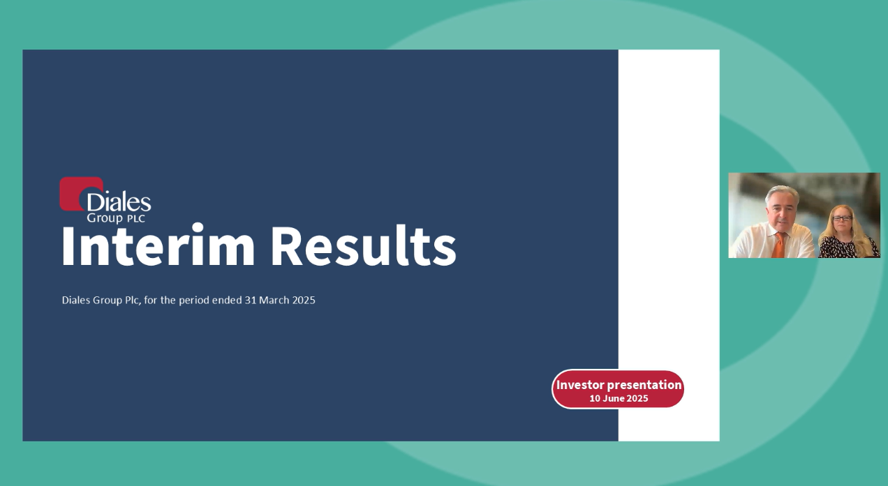 Diales Group - HY Results - Investor Presentation video - 10 June 2025