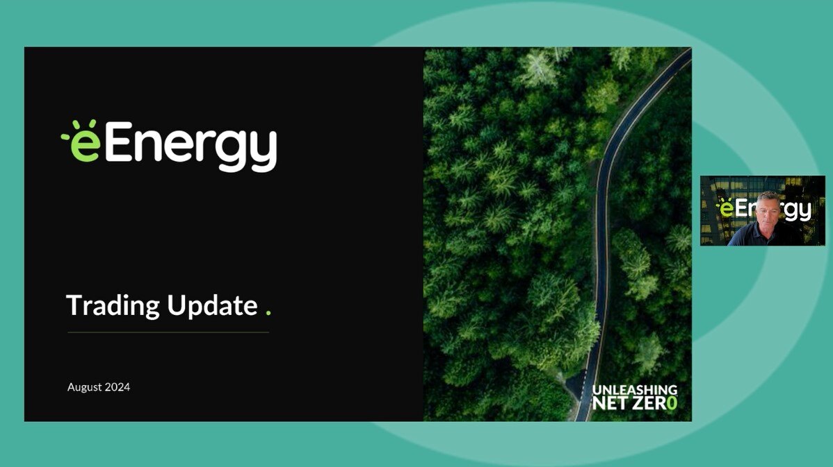 eEnergy - H1 Trading Update - Investor Presentation video - 12 August 2024