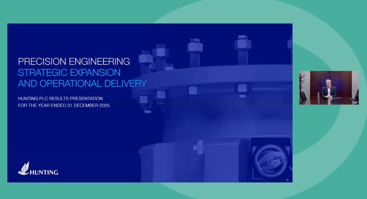 Hunting - FY Results - Investor Presentation video - 9 March 2026