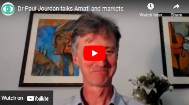 Dr Paul Jourdan talks Amati and markets - September 2020