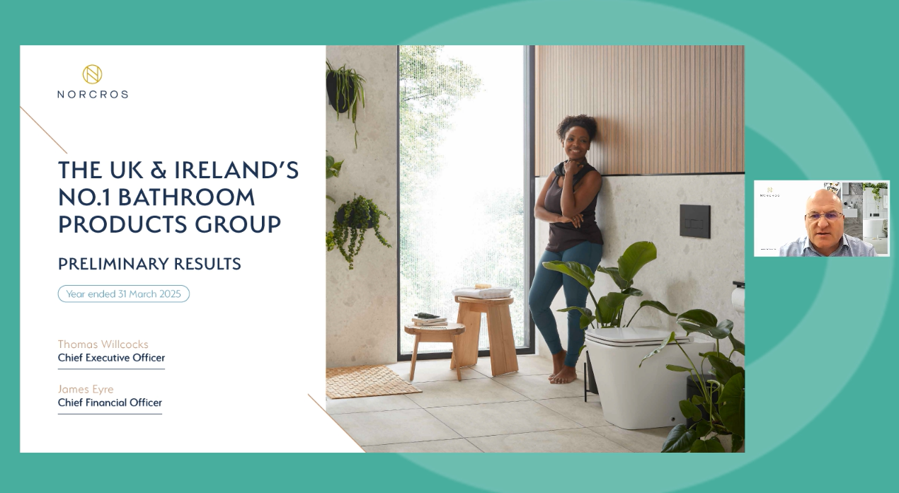 Norcros - FY Results - Investor Presentation video - 18 June 2025