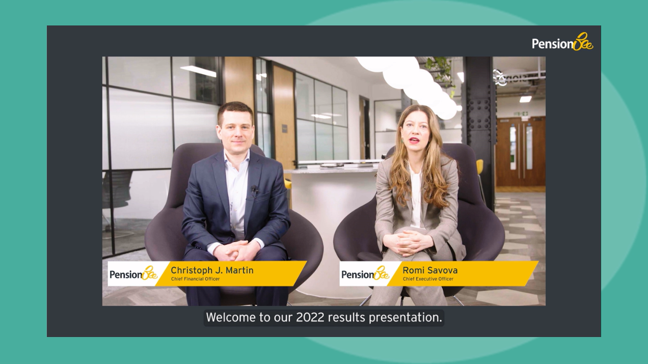 PensionBee - FY Results - Investor Presentation video - 17 March 2023