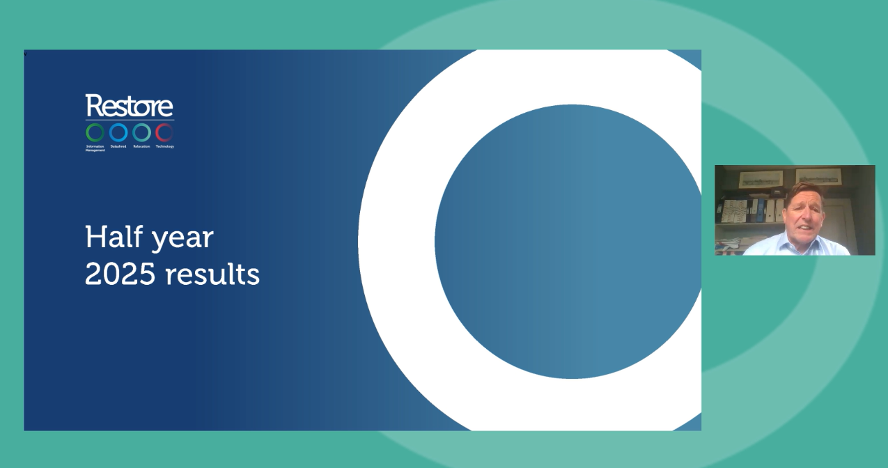 Restore - HY Results - Investor Presentation video - 1 August 2025