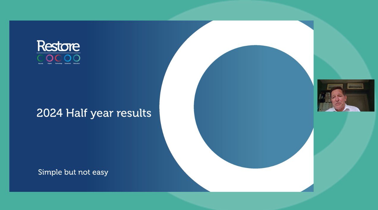 Restore - HY Results - Investor Presentation video - 2 August 2024