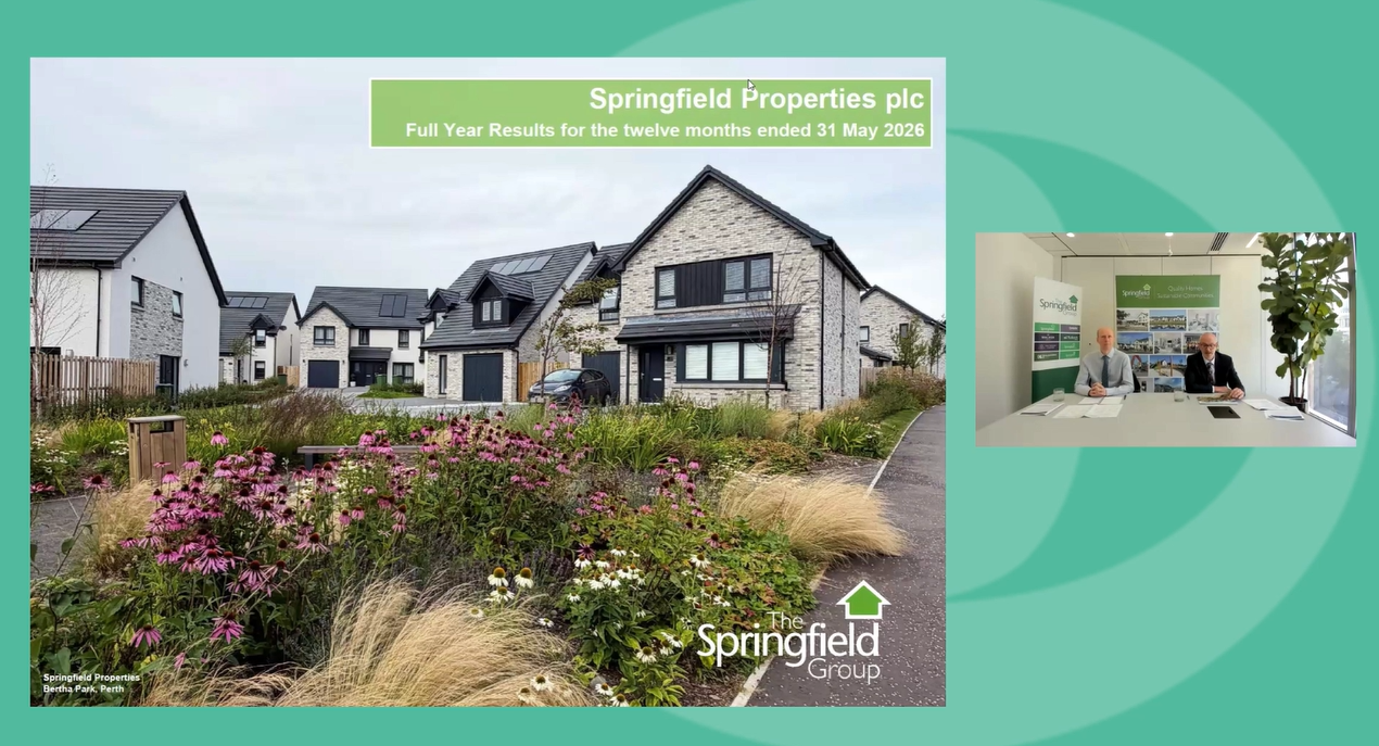 Springfield Properties - FY Results - Investor Presentation video - 16 September 2026