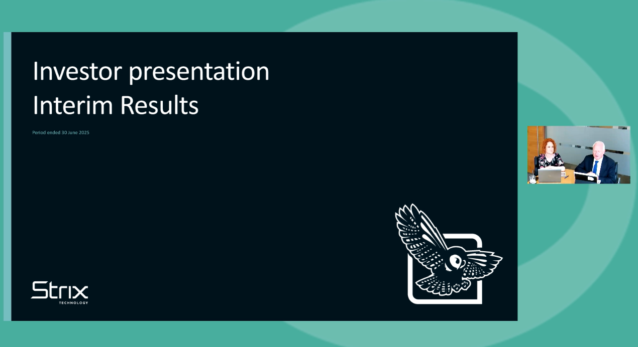 Strix Group - HY Results - Investor Presentation video - 2 October 2025