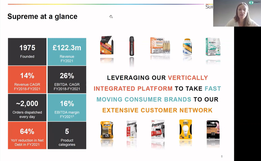 Supreme plc: Full Year Results Presentation