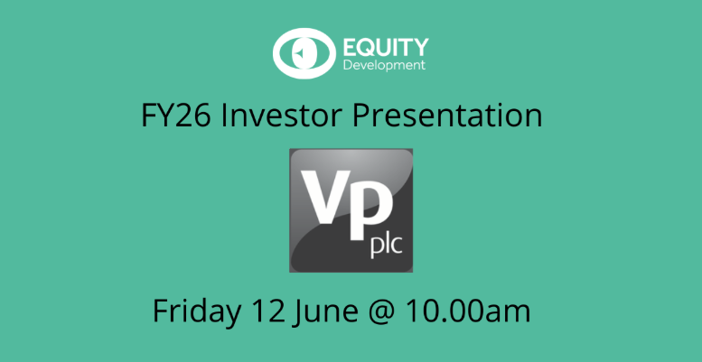 Vp plc: FY Results Investor Presentation - 12th June 2026