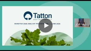 Tatton AM - FY Results - Investor Presentation video - 19 June 2026